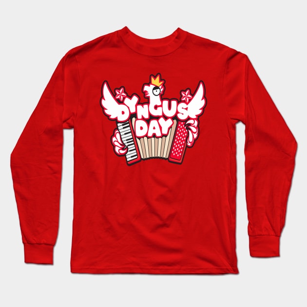 Dyngus Day Eagle Long Sleeve T-Shirt by DeepDiveThreads